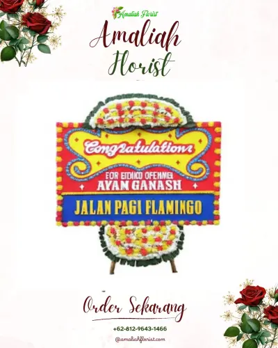 Bunga Papan Congratulation di Mendolo